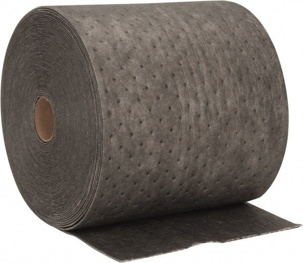 Brady SPC Sorbents UXT15P Sorbent Pad Universal Use, 15" Wide, 150' Long, 17 gal, Gray