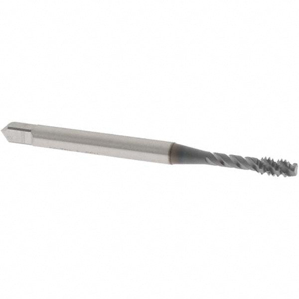 OSG 1732008 Spiral Flute Tap #4-40 UNC, 3 Flutes, Modified Bottoming, 2B/3B Class of Fit, Vanadium High Speed Steel, TICN Coated