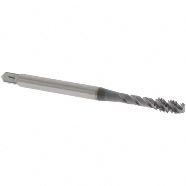 OSG 1732208 Spiral Flute Tap #6-32 UNC, 3 Flutes, Modified Bottoming, 2B Class of Fit, Vanadium High Speed Steel, TICN Coated
