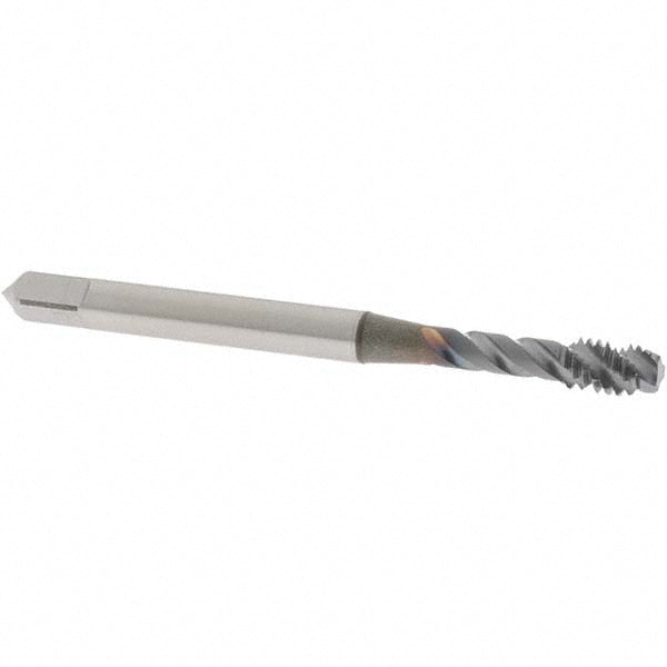 OSG 1732308 Spiral Flute Tap #8-32 UNC, 3 Flutes, Modified Bottoming, 2B Class of Fit, Vanadium High Speed Steel, TICN Coated