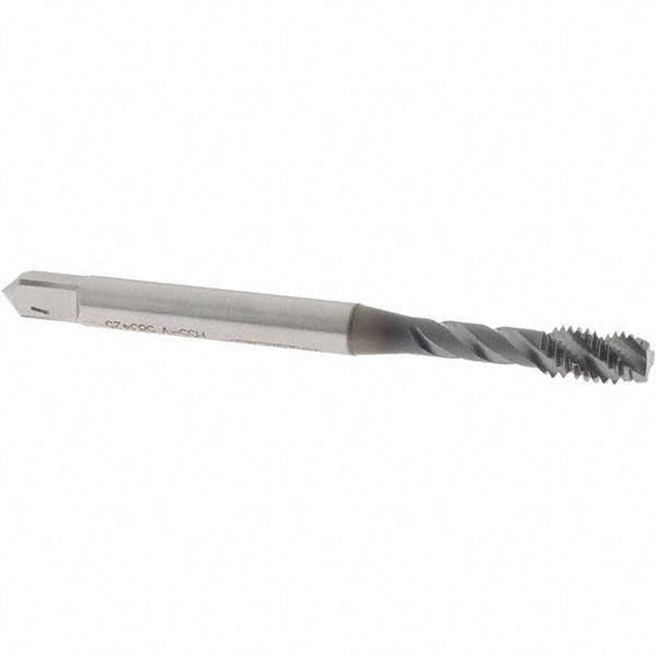 OSG 1732508 Spiral Flute Tap #10-32 UNF, 3 Flutes, Modified Bottoming, 2B Class of Fit, Vanadium High Speed Steel, TICN Coated