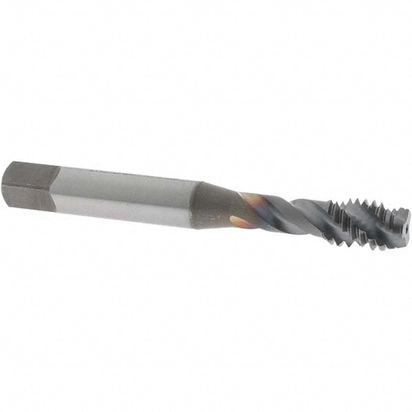 OSG 1732808 Spiral Flute Tap 5/16-18 UNC, 3 Flutes, Modified Bottoming, 3B Class of Fit, Vanadium High Speed Steel, TICN Coated