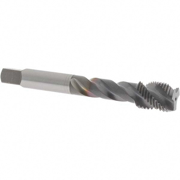 OSG 1733508 Spiral Flute Tap 1/2-20 UNF, 3 Flutes, Modified Bottoming, 3B Class of Fit, Vanadium High Speed Steel, TICN Coated