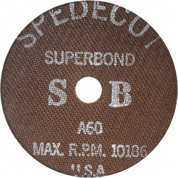 Cratex S0580 Cutoff Wheel Type 1, 6" Dia, 0.04" Thick, 7/8" Hole, Aluminum Oxide