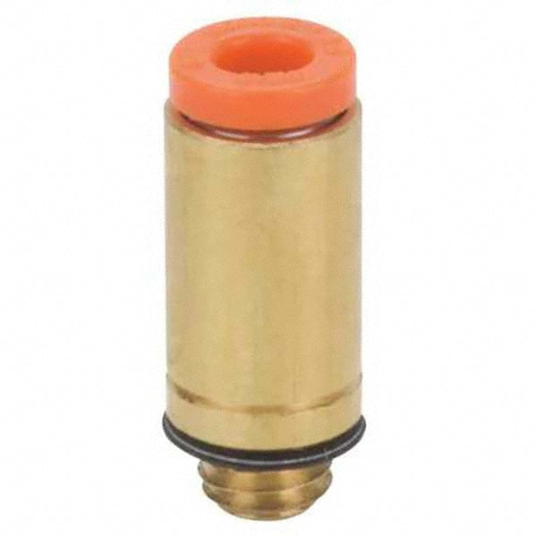 SMC Pneumatics KQ2S07-32A Push-to-Connect Push-to-Connect Fitting Hexagon Socket Head Connector, #10-32 Thread, UNF, 1/4" OD