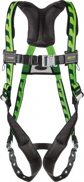 Miller AC-TB/UGN Fall Protection Harnesses 400 Lb, AirCore Single D-ring Style, Size Universal, Polyester