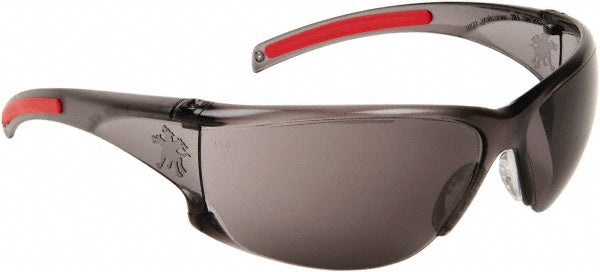 MCR Safety HK112 Safety Glasses Scratch-Resistant, Polycarbonate, Gray Lenses, Full-Framed