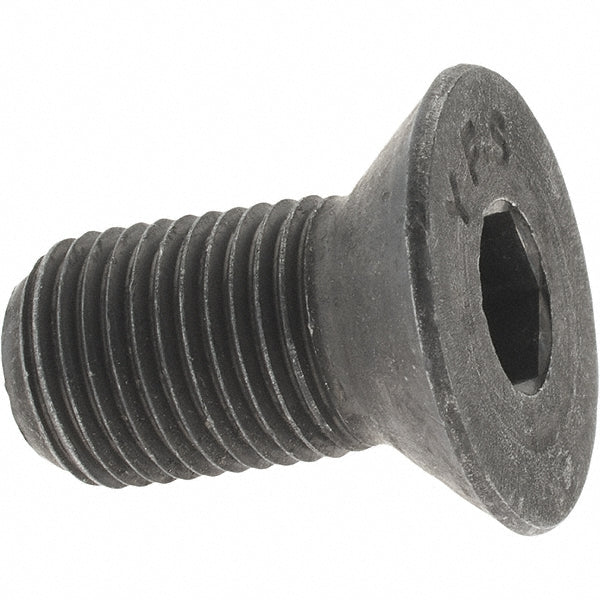 Value Collection 36879 Flat Socket Cap Screw 1/2-20 x 1", Alloy Steel, Black Oxide Finish