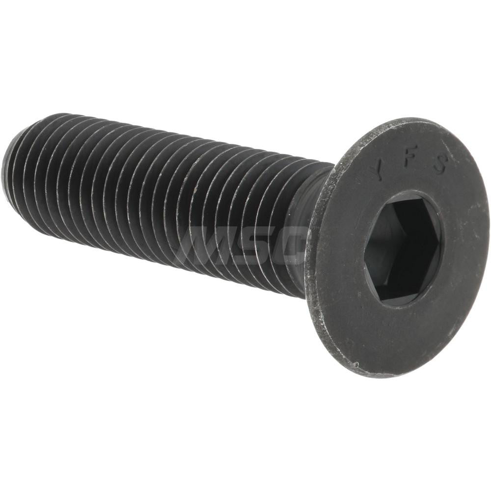 Value Collection -36870-5 Flat Socket Cap Screw 3/4-10 x 3", Alloy Steel, Black Oxide Finish