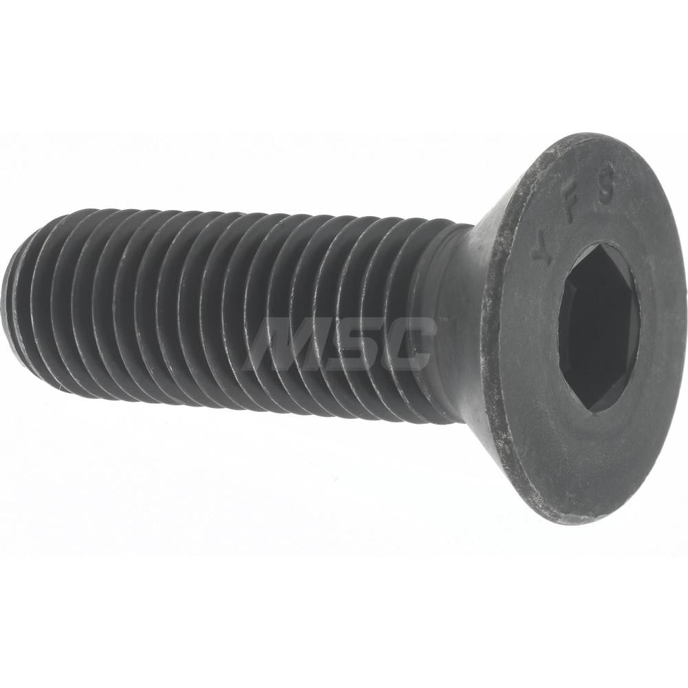 Value Collection -36870-4 Flat Socket Cap Screw 3/4-10 x 2-1/2", Alloy Steel, Black Oxide Finish
