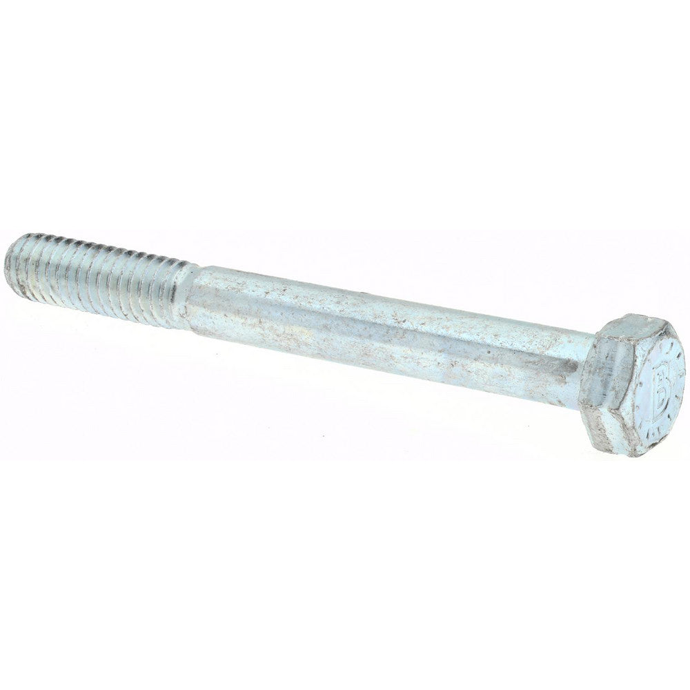 Bowmalloy 36203 Hex Head Cap Screw 7/8-9 x 5", Grade 9 Alloy Steel, Zinc-Plated