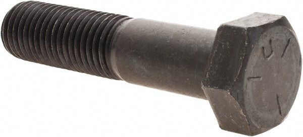 Value Collection 97222 Hex Head Cap Screw 1-8 x 4-1/2", Grade 5 Steel, Uncoated