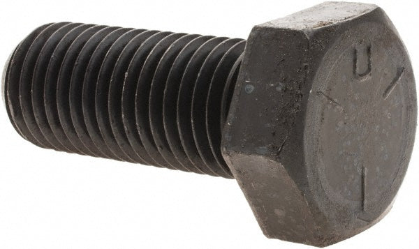 Value Collection 97215 Hex Head Cap Screw 1-8 x 2-1/2", Grade 5 Steel, Uncoated