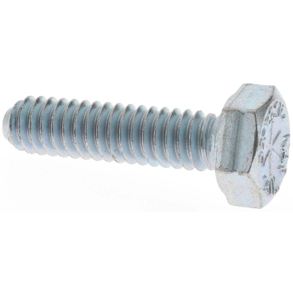 Value Collection MPKP44002 Hex Head Cap Screw 1/4-20 x 1", Grade 8 Steel, Zinc-Plated