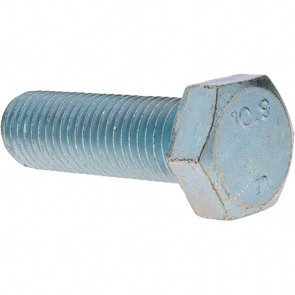 Value Collection MP44570 Hex Head Cap Screw M16 x 2.00 x 50 mm, Grade 10.9 Steel, Zinc-Plated