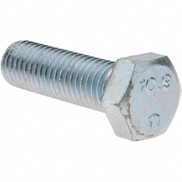 Value Collection MP44505 Hex Head Cap Screw M12 x 1.75 x 40 mm, Grade 10.9 Steel, Zinc-Plated