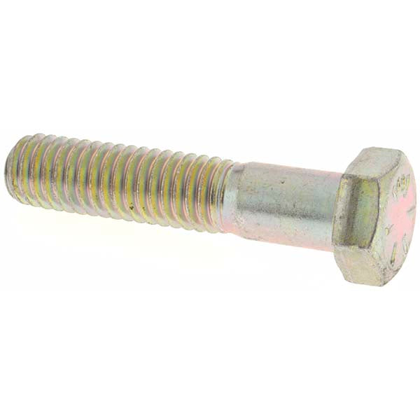 Value Collection MP39057 Hex Head Cap Screw 3/8-16 x 1-3/4", Grade 8 Steel, Zinc Yellow Dichromate Finish