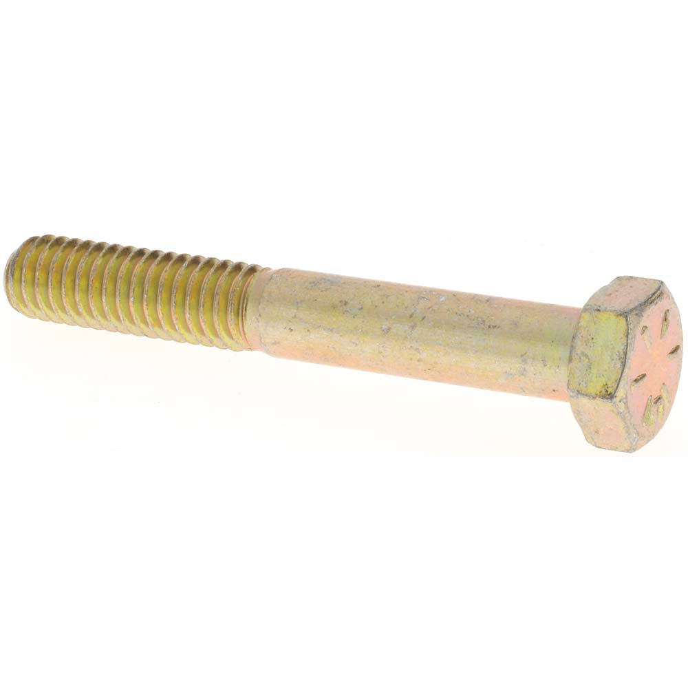 Value Collection MP39034 Hex Head Cap Screw 5/16-18 x 2-1/4", Grade 8 Steel, Zinc Yellow Dichromate Finish