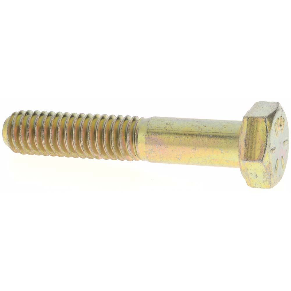 Value Collection MP39032 Hex Head Cap Screw 5/16-18 x 1-3/4", Grade 8 Steel, Zinc Yellow Dichromate Finish