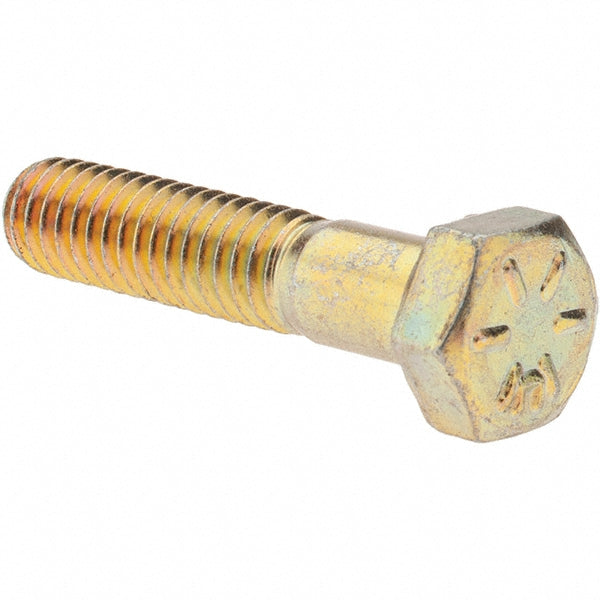 Value Collection MP39031 Hex Head Cap Screw 5/16-18 x 1-1/2", Grade 8 Steel, Zinc Yellow Dichromate Finish