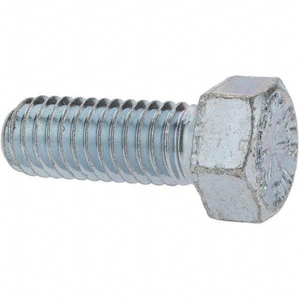 Value Collection KP44040 Hex Head Cap Screw 3/8-16 x 1", Grade 8 Steel, Zinc-Plated