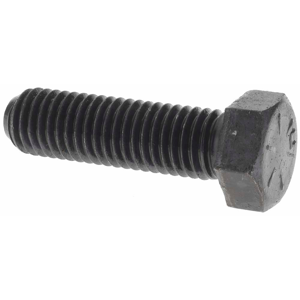 Value Collection 99133 Hex Head Cap Screw 9/16-12 x 2", Grade 8 Steel, Uncoated
