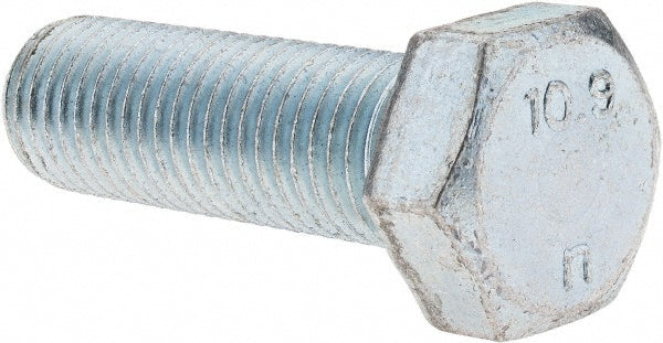 Value Collection 44570 Hex Head Cap Screw M16 x 2.00 x 50 mm, Grade 10.9 Steel, Zinc-Plated