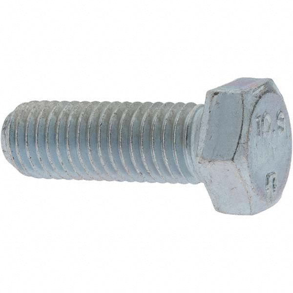 Value Collection 44504 Hex Head Cap Screw M12 x 1.75 x 35 mm, Grade 10.9 Steel, Zinc-Plated