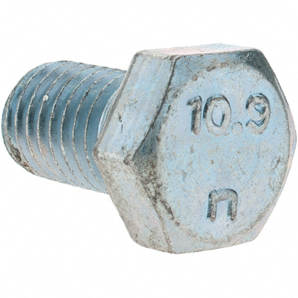 Value Collection 44499 Hex Head Cap Screw M12 x 1.75 x 20 mm, Grade 10.9 Steel, Zinc-Plated