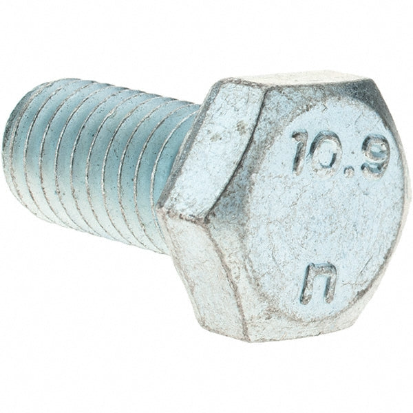 Value Collection 44476 Hex Head Cap Screw M10 x 1.50 x 20 mm, Grade 10.9 Steel, Zinc-Plated