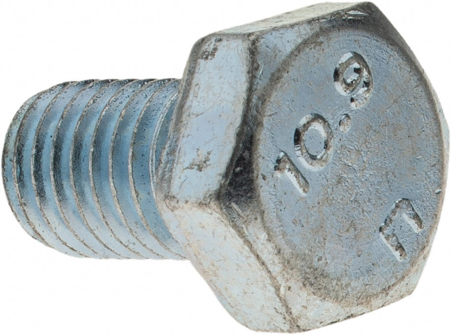 Value Collection 44475 Hex Head Cap Screw M10 x 1.50 x 16 mm, Grade 10.9 Steel, Zinc-Plated