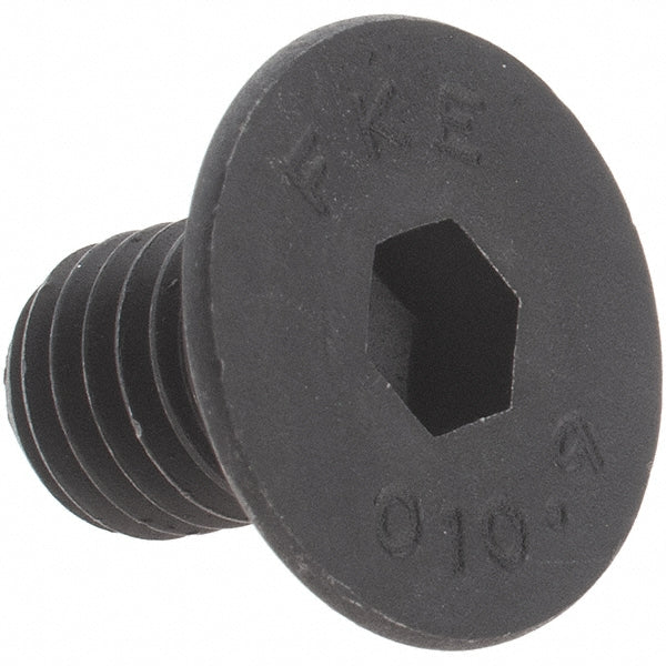 Value Collection 43165 Flat Socket Cap Screw M10x1.5, 12.9 Alloy Steel, Black Oxide Finish