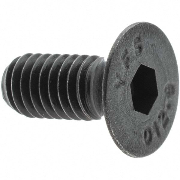 Value Collection -43145-1 Flat Socket Cap Screw M6x1, 12.9 Alloy Steel, Black Oxide Finish