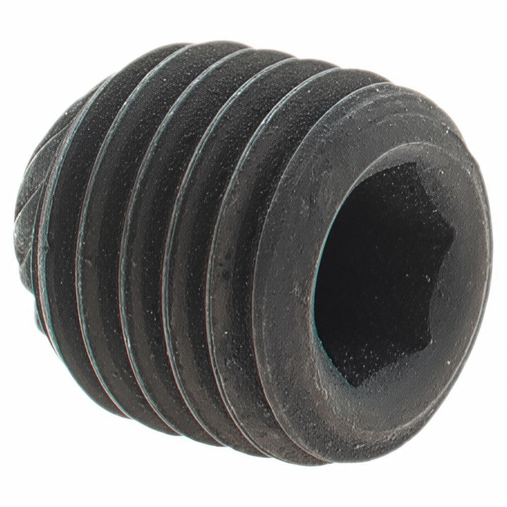 Value Collection 40535 Set Screw 5/16-24, 5/16" Overall Length, Knurled Cup Point, Alloy Steel, Grade 8