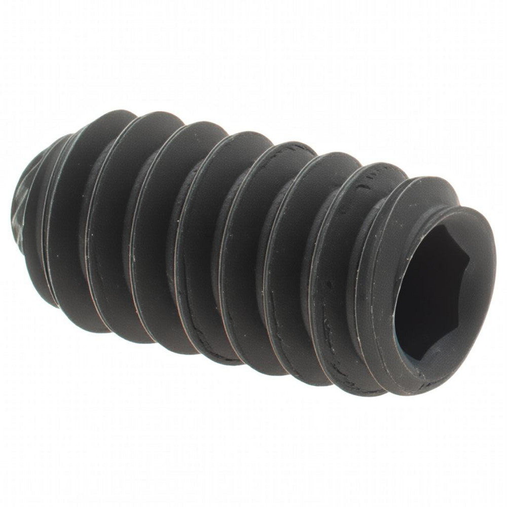 Value Collection 40512 Set Screw #10-32, 3/8" Overall Length, Knurled Cup Point, Alloy Steel, Grade 8