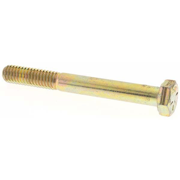 Value Collection MP39036 Hex Head Cap Screw 5/16-18 x 2-3/4", Grade 8 Steel, Zinc Yellow Dichromate Finish