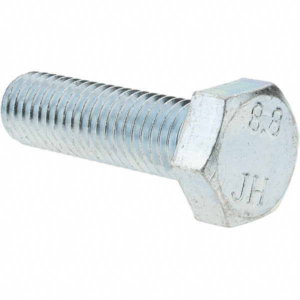 Value Collection MP42105 Hex Head Cap Screw M12 x 1.75 x 40 mm, Grade 8.8 Steel, Zinc-Plated