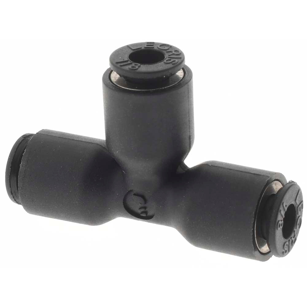 Parker KP23874 Push-To-Connect Tube x Tube x Tube Tube Fitting Union, 1/8" OD