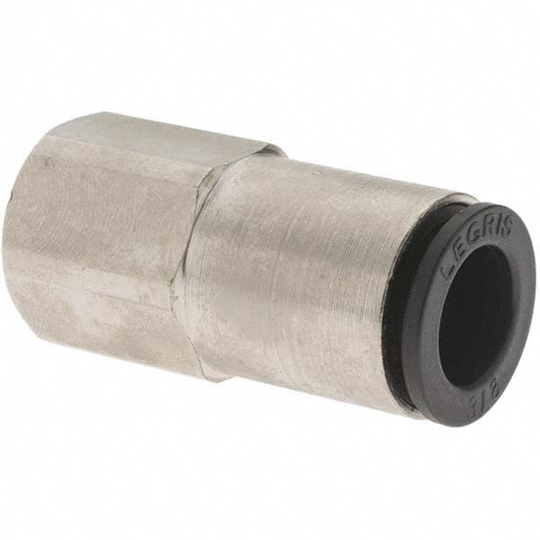 Parker KP23861 Push-To-Connect Tube Fitting Connector, Straight, 1/4" Thread, 3/8" OD