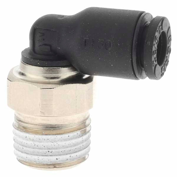 Parker KP23838 Push-To-Connect Tube Fitting Male Elbow, 1/8" Thread, 5/32" OD