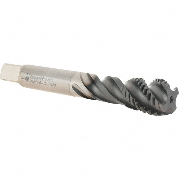 Walter-Prototyp 6245714 Spiral Flute Tap 3/4-10 UNC, 4 Flutes, Modified Bottoming, 2B Class of Fit, Powdered Metal, Hardlube Coated