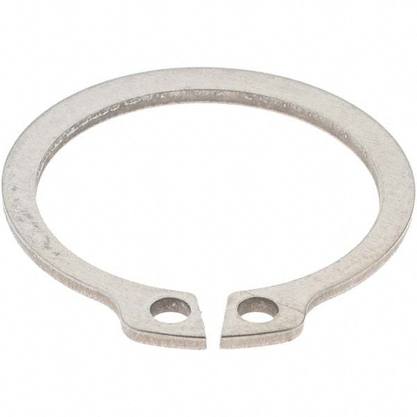 Rotor Clip DSH-22SG External Retaining Ring 21 mm Groove Dia, 22 mm Shaft Dia, 420 Stainless Steel, Phosphate Finish