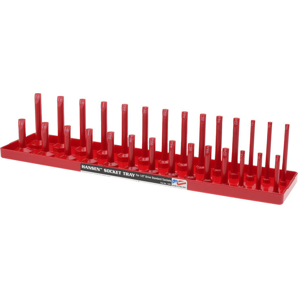 Hansen Global, Inc. 1201 28 Piece Capacity Deep & Shallow Inch Socket Tray