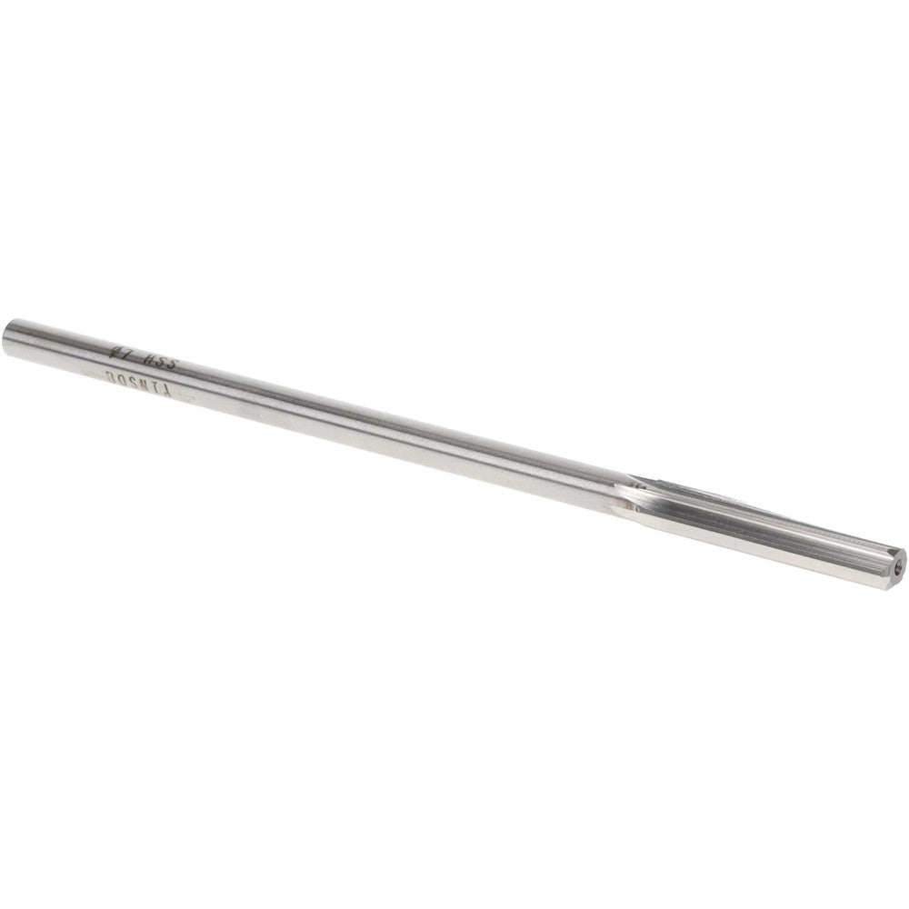 Value Collection SM0500700 Chucking Reamer 7 mm Dia, 6" OAL, 1-1/2" Flute Length, Straight Flute, Straight-Cylindrical Shank, HSS