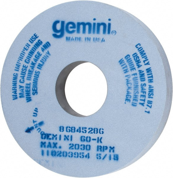 Norton 66253246819 Surface Grinding Wheel 16" Dia, 2" Thick, 5" Hole, 60 Grit, K Hardness