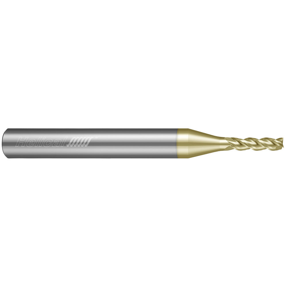 Helical Solutions 88876 Square End Mill 1/16" Dia, 5/16" LOC, 3 Flute, Solid Carbide