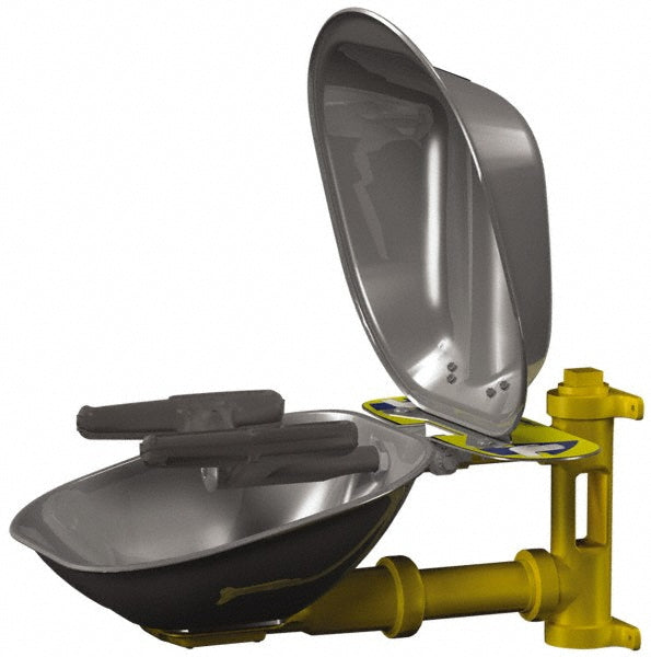 Bradley S19224DCFW Wall Mount, Stainless Steel Bowl, Eye & Face Wash Station