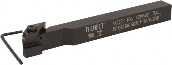 Thin Bit LGS12R Indexable Grooving Toolholder 1/2 SHK #LGS12R, Right Hand