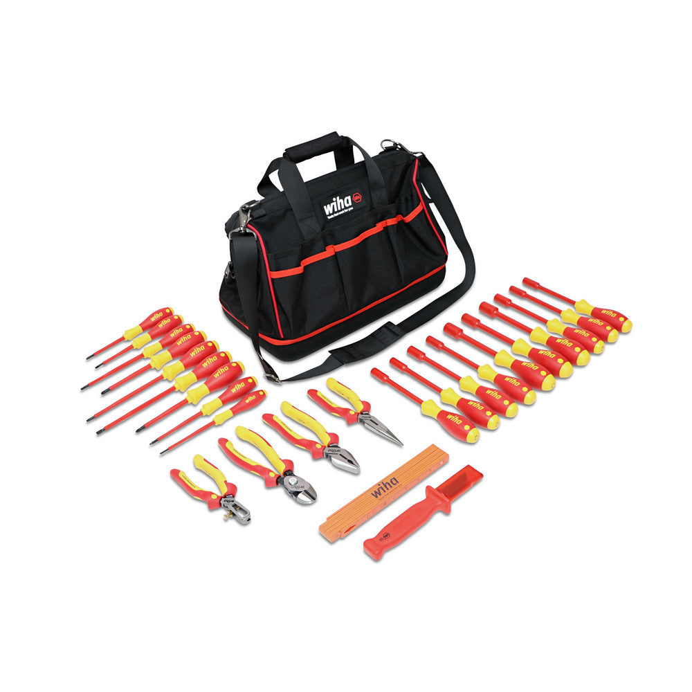 Wiha 32879 Combination Hand Tool Set 25 Pc, Insulated Tool Set
