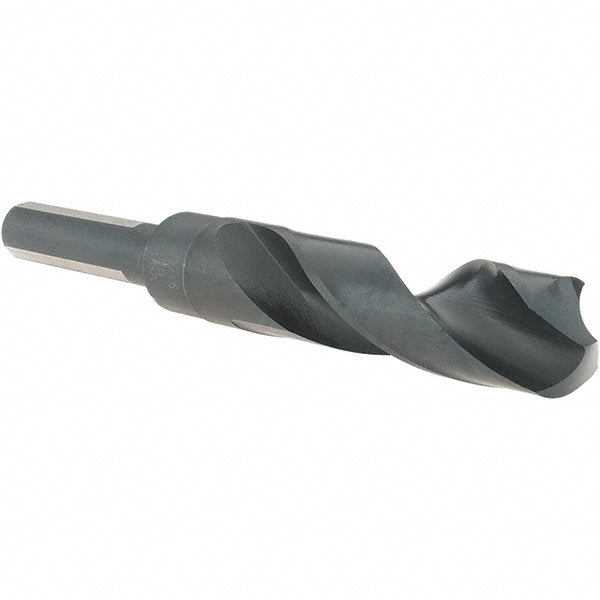Cle-Line C20689 Reduced Shank Drill Bit 13/16" Dia, 1/2" Shank Dia, 118 deg Point, High-Speed Steel